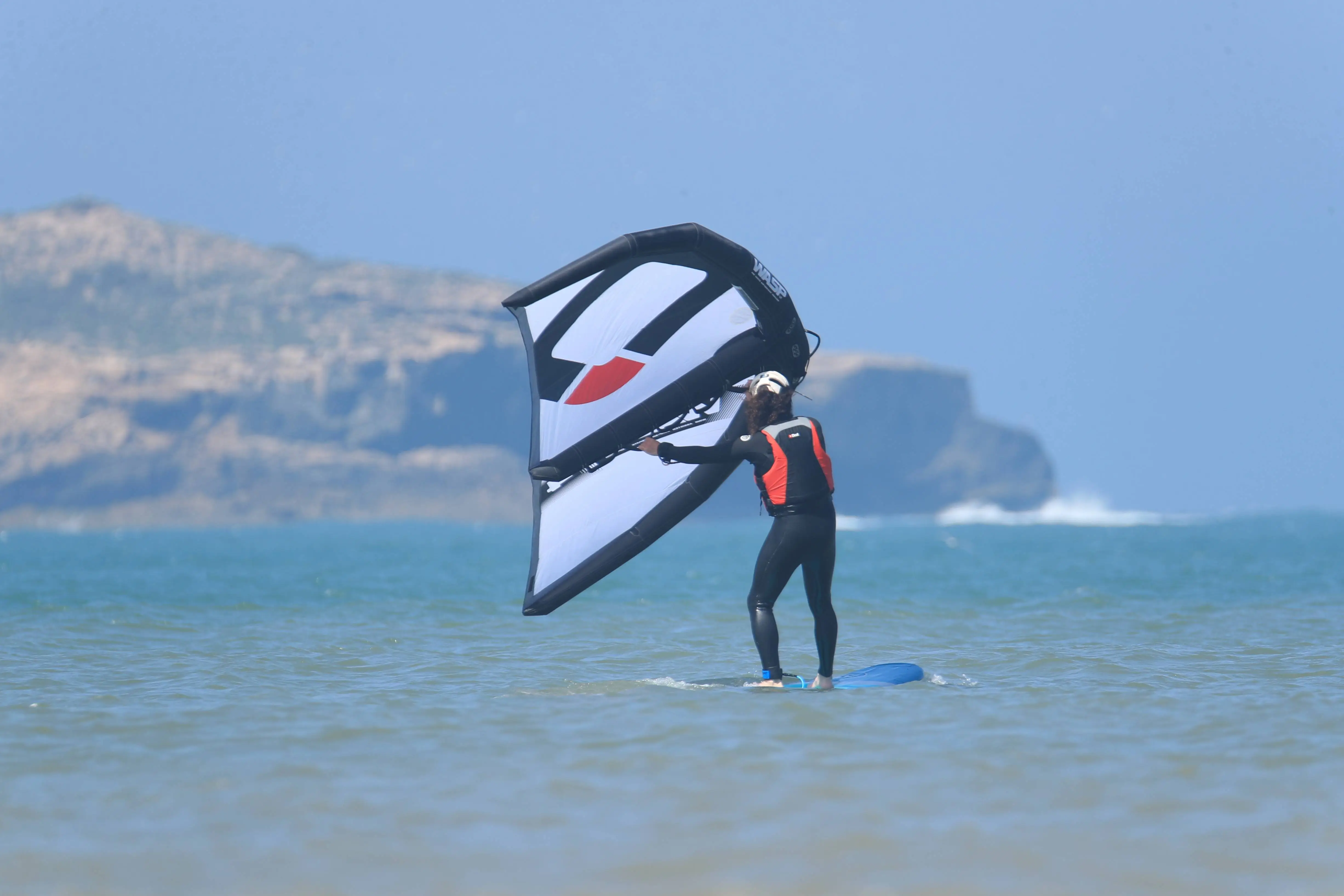 Fly above the water